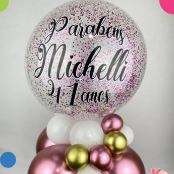 Comprar o produto de Balão de feliz aniversário  em Balões personalizados em Foz do Iguaçu, PR por Solutudo