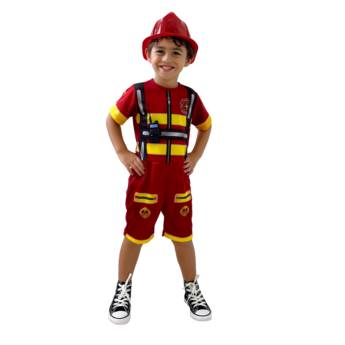 Comprar o produto de Fantasia de bombeiro para criança  em Fantasias pela empresa Bigtok em Foz do Iguaçu, PR por Solutudo