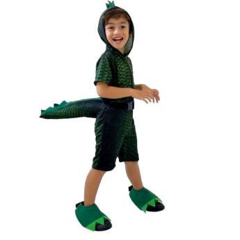 Comprar o produto de Fantasia infantil de dino verde  em Fantasias pela empresa Bigtok em Foz do Iguaçu, PR por Solutudo