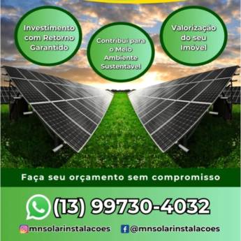 Comprar o produto de Manutenção de Placa Solar em Energia Solar em Santos, SP por Solutudo