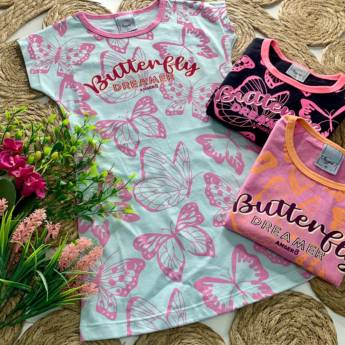 Comprar o produto de Camisola infantil para menina  em Conjuntos Infantis em Foz do Iguaçu, PR por Solutudo