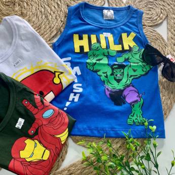 Comprar o produto de Regata infantil marvel  em Regatas em Foz do Iguaçu, PR por Solutudo