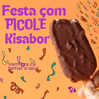 Comprar o produto de Festa com Picolé Kisabor em Picolé em Leopoldina, MG por Solutudo
