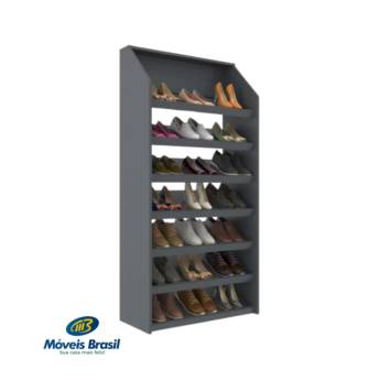 Comprar o produto de Sapateira Ravenna Móveis Sul Grafite em Sapateira em Foz do Iguaçu, PR por Solutudo