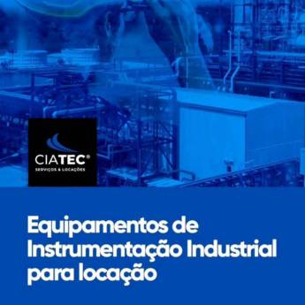 Comprar o produto de Equipamentos de Instrumentação Industrial para Locação em Equipamentos Industriais em São José dos Campos, SP por Solutudo