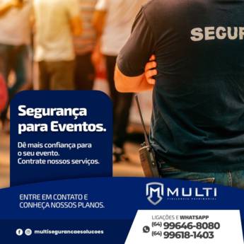 Comprar o produto de Segurança para festas e eventos em Segurança em Mineiros, GO por Solutudo