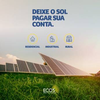 Comprar o produto de Geração Solar - Eficiência e Inovação em Energia Limpa pela Ecos Solar em Energia Solar em Cuiabá, MT por Solutudo