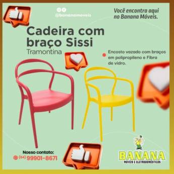 Comprar o produto de Cadeira com braço sissi em Cadeiras em Mineiros, GO por Solutudo