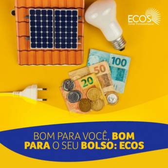 Comprar o produto de Instalação de Painéis Fotovoltaicos - Eficiência e Inovação com a Ecos Solar Fotovoltaica em Energia Solar em Valença, BA por Solutudo