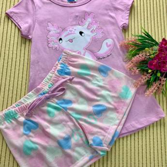 Comprar o produto de Pijama Kiko infantil feminino  em Pijamas em Foz do Iguaçu, PR por Solutudo