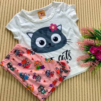 Comprar o produto de Pijama Gueda Kids feminino em Pijamas em Foz do Iguaçu, PR por Solutudo