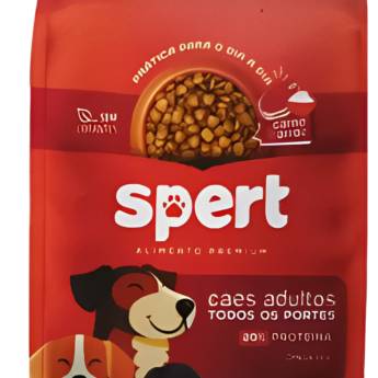 Comprar o produto de  Ração Spert Cães Adultos Carne Arroz em Casas de Ração em Botucatu, SP por Solutudo