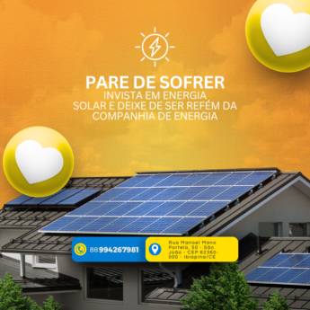 Comprar o produto de Energia Solar Industrial - Eficiência e Sustentabilidade para Grandes Negócios em Energia Solar em Ibiapina, CE por Solutudo