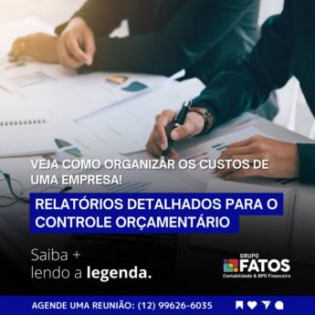 Comprar o produto de Relatórios Detalhados para Controle Orçamentário - Precisão e Clareza - Soluções Avançadas do Grupo Fatos em Contabilidade pela empresa Grupo Fatos Contabilidade  Empresarial em São José dos Campos, SP por Solutudo