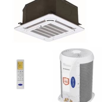 Comprar o produto de  Ar-Condicionado Split Cassete 4 Vias Carrier 18.000 BTUs: Conforto e Elegância em Lins/SP em Ar Condicionado em Lins, SP por Solutudo Comprar o produto de  Ar-Condicionado Split Cassete 4 Vias Carrier 18.000 BTUs: Conforto e Elegância em Lins/SP em Ar Condicionado em Lins, SP por Solutudo
