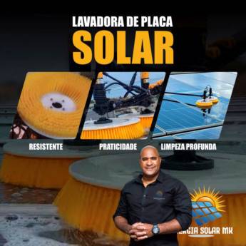 Comprar o produto de Escova Giratória de Limpeza para Placa Solar - Eficiência e Durabilidade Garantidas em Energia Solar em Iraí de Minas, MG por Solutudo