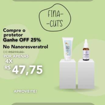 Comprar o produto de  Compre o Protetor e Ganhe OFF 25% no Nanoresveratrol em Dermocosméticos em Sorocaba, SP por Solutudo