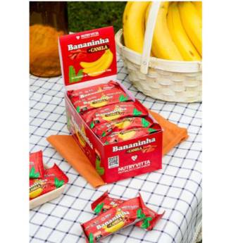 Comprar o produto de Bananinha Sabor Canela e Açúcar - Linha Tradicional - Caixa com 24 Unidades (Sem Glúten e Zero Gordura Trans) em Alimentação Saudável pela empresa Consumo Verde em São Paulo, SP por Solutudo