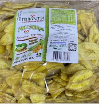 Comprar o produto de Chips de Banana Sabor Lemon Pepper - Venda no Atacado em Alimentação Saudável em São José dos Campos, SP por Solutudo