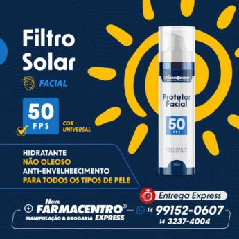 Comprar o produto de Filtro Solar em Bauru em Beleza e Cuidado Pessoal em Botucatu, SP por Solutudo