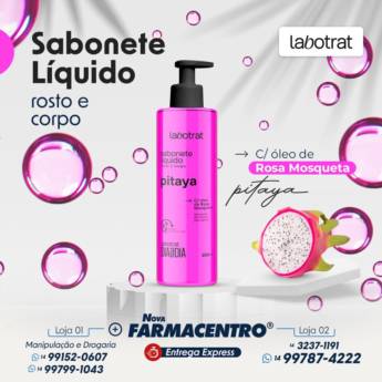 Comprar o produto de Sabonete Liquido Rosto e Corpo da Labotrat em Bauru em Beleza e Cuidado Pessoal em Bauru, SP por Solutudo