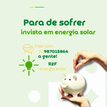 Comprar o produto de Projetos Fotovoltaicos - Economia Sustentável - Salvador, BA em Energia Solar pela empresa R2F Energia Solar em Salvador, BA por Solutudo