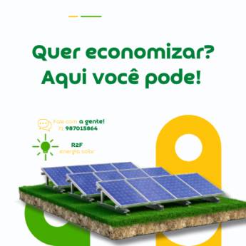 Comprar o produto de Painel Solar - Energia Limpa e Economia - Salvador, BA em Energia Solar pela empresa R2F Energia Solar em Salvador, BA por Solutudo