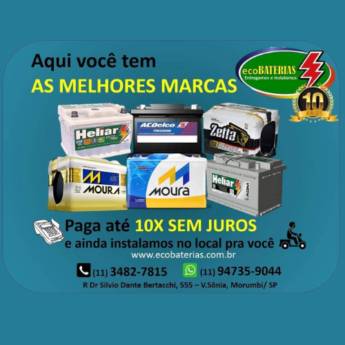 Comprar produto Bateria Automotiva - Soluções de Energia Confiáveis em São Paulo em Baterias pela empresa Eco Baterias em São Paulo, SP