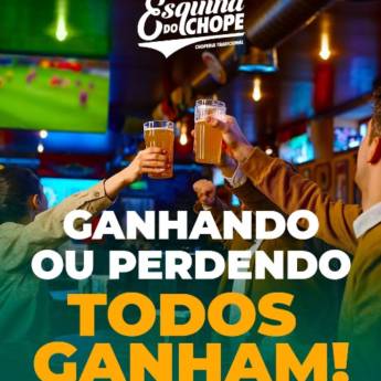 Comprar o produto de O ponto de encontro perfeito para assistir AQUELE futebol! em Chopps em Leopoldina, MG por Solutudo