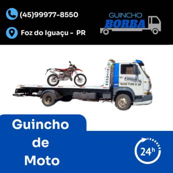 Comprar o produto de Guincho de Moto em Guinchos em Foz do Iguaçu, PR por Solutudo