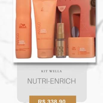 Comprar o produto de Kit Wella Nutri-enrich  em Shampoos e Condicionadores em Mineiros, GO por Solutudo