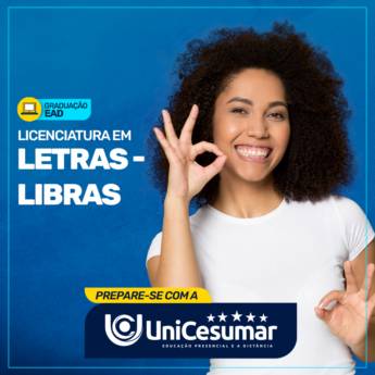 Comprar o produto de Licenciatura em Letras - Libras em Bauru em Licenciatura em Bauru, SP por Solutudo