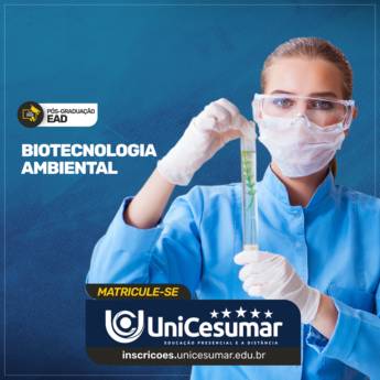 Comprar o produto de Pós Graduação em Biotecnologia Ambiental em Bauru em Pós-Graduação em Bauru, SP por Solutudo