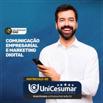 Comprar o produto de Pós Graduação em Comunicação Empresarial e Marketing Digital em Bauru em Pós-Graduação em Bauru, SP por Solutudo