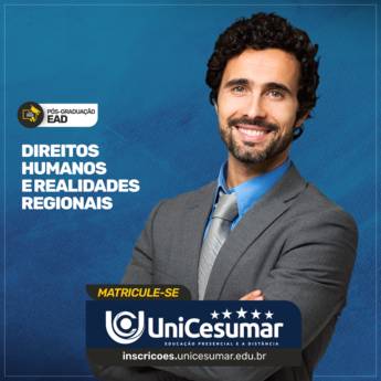 Comprar o produto de Pós Graduação em Direitos Humanos e Realidades Regionais em Bauru em Pós-Graduação em Bauru, SP por Solutudo