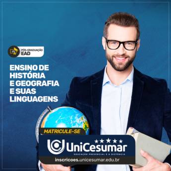 Comprar o produto de Pós Graduação em ensino de História e Geografia e suas Linguagens em Bauru em Pós-Graduação em Bauru, SP por Solutudo