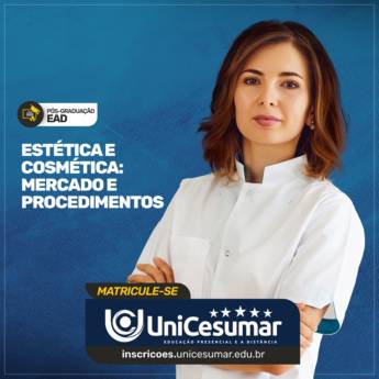 Comprar o produto de Pós Graduação em Estética e Cosmética: Mercado e Procedimentos em Bauru em Pós-Graduação em Bauru, SP por Solutudo