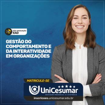 Comprar o produto de Pós Graduação em Gestão do Comportamento e da Interatividade em Organizações em Bauru em Pós-Graduação em Bauru, SP por Solutudo