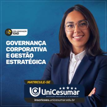 Comprar o produto de Pós Graduação em Governança Corporativa e Gestão Estratégica em Bauru   em Pós-Graduação em Bauru, SP por Solutudo