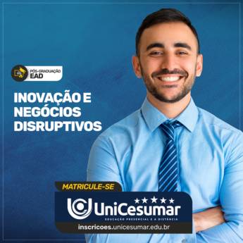 Comprar o produto de Pós Graduação em Inovação e Negócios Disruptivos em Bauru em Pós-Graduação em Bauru, SP por Solutudo