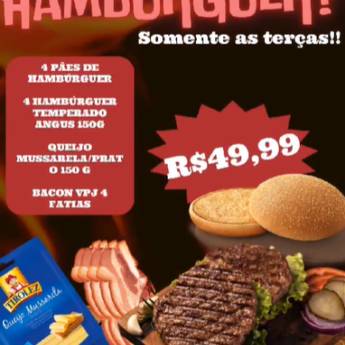 Comprar o produto de Kit Hambúrguer disponível somente às terças-feiras!! em Ofertas em Mineiros, GO por Solutudo