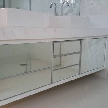 Comprar o produto de Banheiros Planejados - Elegância Funcional - Montreal Relaxante em Móveis Planejados em Santos, SP por Solutudo Comprar o produto de Banheiros Planejados - Elegância Funcional - Montreal Relaxante em Móveis Planejados em Santos, SP por Solutudo