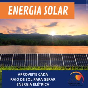 Comprar produto Energia Fotovoltaica - Potencializando sua Independência Energética em São José do Rio Preto em Energia Solar pela empresa HikariDenki Solar em São José do Rio Preto, SP