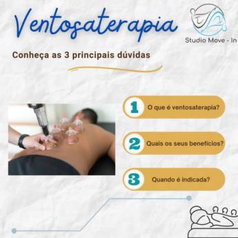 Comprar o produto de Ventosaterapia em Fisioterapia pela empresa Studio Move In em Avaré  em Avaré, SP por Solutudo