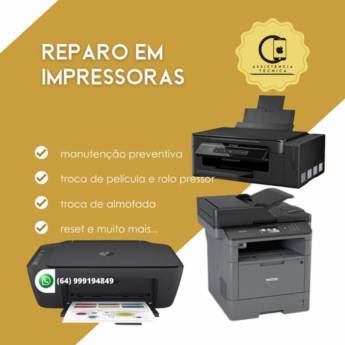 Comprar o produto de Reparos em impressoras em Impressoras em Mineiros, GO por Solutudo