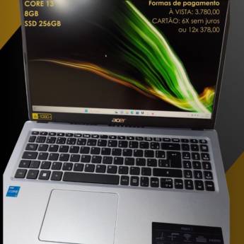 Comprar o produto de Notebook Acer Aspire 3  em Notebooks pela empresa Office Assistência Técnica em Mineiros, GO por Solutudo