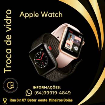 Comprar o produto de Troca de vidro Apple Watch em Apple Watch em Mineiros, GO por Solutudo