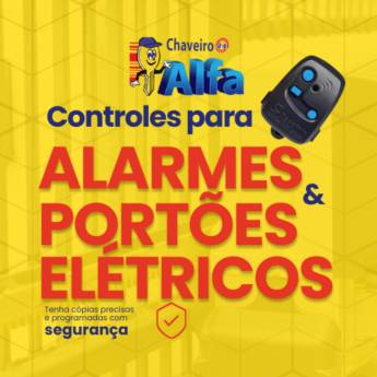 Comprar o produto de Controle para Alarmes e Portões Elétricos em Fechaduras e Chaves em Itapetininga, SP por Solutudo