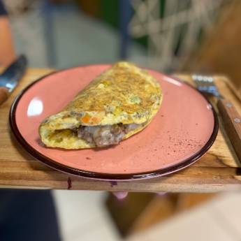 Comprar o produto de Omelete com Tomate  em Alimentação Saudável em Mineiros, GO por Solutudo