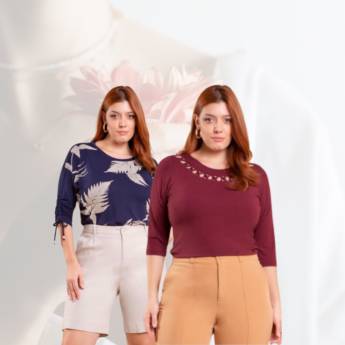 Comprar produto Blusas e croppeds Plus size em Roupas Femininas pela empresa ALUARTEBRASIL Moda Feminina em Jundiaí, SP